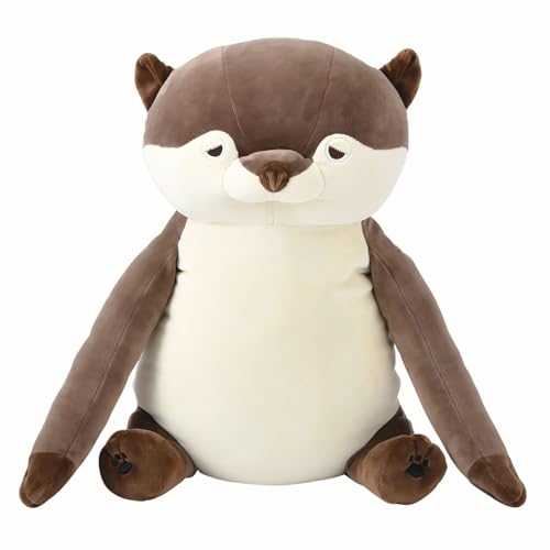 りぶはあと 背筋ピーン抱き枕 コットン リラワーク カワウソのくるり (全長約40cm) 姿勢サポート 猫背改善 78756-33の通販は 4,888円