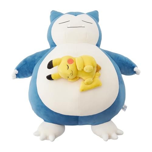 ポケモンセンターオリジナル もっちりぬいぐるみ Pokmon Sleep おやすみカビゴン&ピカチュウ 14,300円