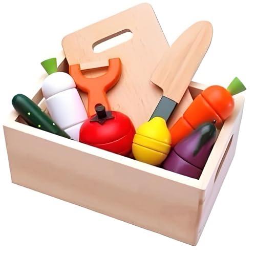 SINGERTOP おままごと キッチン セット子供 知育玩具 新鮮お野菜＆果物 木製ままごと 木製切れちゃう マグネット式 フルーツ＆おやさいセット 男の子 女の子 ３ 4 5 6 7歳お誕生日 木のおもちゃ サクッと切れるおままごと の通販は 6,100円