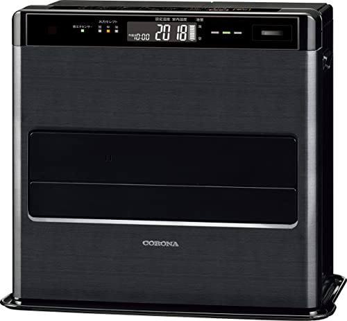 CORONA(コロナ) 石油ファンヒーター 日本生産 (木造12畳 / コンクリート17畳 まで) プレミアム消臭機能 ルーバースイング 省エネセンサー 入切タイマー リモコン付き ブラック FH-WZ4623BY(KG)の通販は