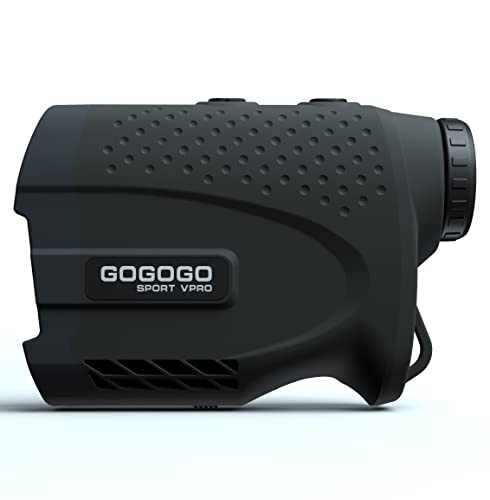 GOGOGO SPORT VPRO ゴルフ レーザー距離計 650Y対応 光学6倍望遠 高低差ON/OFF機能 マグネット搭載 フラグロック機能 FMC光学レンズ 距離計測器 距離測定器 GS24の通販は