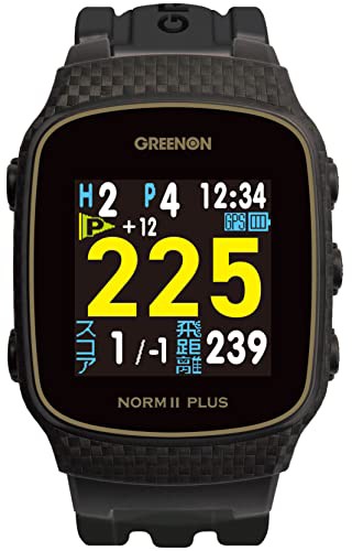 ダンロップ(DUNLOP) スリクソン 距離測定器 グリーンオン ザ・ゴルフウォッチ ノルムIIプラス GGF-M0003の通販は