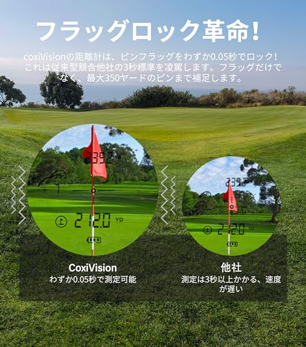 ゴルフ 距離計 レーザー距離計 ゴルフ Coxicivison 1300yd/1188m