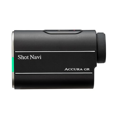 Shot Navi(ショットナビ) ゴルフ レーザー距離計 ACCURA-GR 高速0.02秒計測 ２色OLED《緑/赤》 1300y計測 軽量 6倍ズーム 高低差 充電式 レーザー距離計測器/Shot Navi Nexia シリーズの通販は