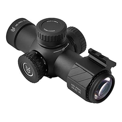 SWAMP DEER OPTICS ライフルスコープ 3x30IR固定倍率 ショートスコープ IPX7防水照準器(BK) その他光学器械