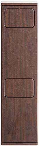 宮武製作所(Miyatake Seisakujyo) プッシュダストボックス エンプロー スリム2段タイプ 20Lx2対応 幅25x奥30x高さ96cm DB-960 BR ブラウンの通販は