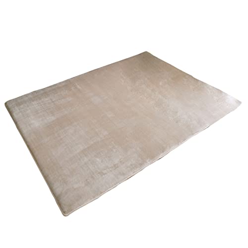 トシシミズ(Toshishimizu) ラグ ミルクティー 130×190cm 低反発高反発3層フランネル LM102の通販は