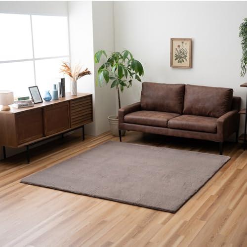 イケヒコ ラグ カーペット マット ホットカーペット対応 ボリューム 長方形 ファリー セピアブラウン 約200×300cm 洗える 4畳用 のある色合い ふわふわ オーバーロック加工 スッキリ 上質 なめらか 落ち着いた色味で渋くクールの通販はその他カーペット・ラグ