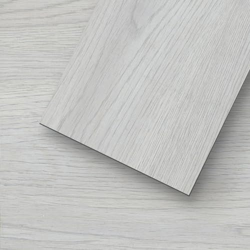 クッション フロア タイル 木目調 置くだけ 68枚入り/約6畳接着剤不要 フローリング 貼るだけ タイル シール ウッド 粘着シート フロア 初心者OK 賃貸ok 防水 リノベーション DIY フローリングマット 厚手1.5mm（914の通販は 13,500円