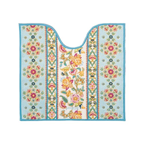 川島織物セルコン MINTON ミントン トイレマット タイルハドン ブルー 60×65cm FT1290の通販は 9,500円