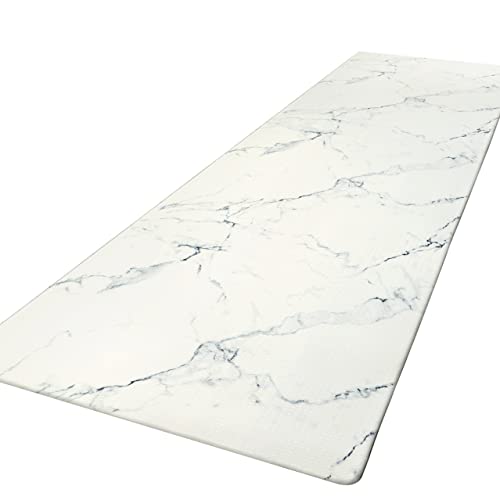 ヨコズナクリエーション 拭けるキッチンマット ビニール製 抗菌防臭 防カビ 防炎 (大理石, 約45×120cm)の通販は