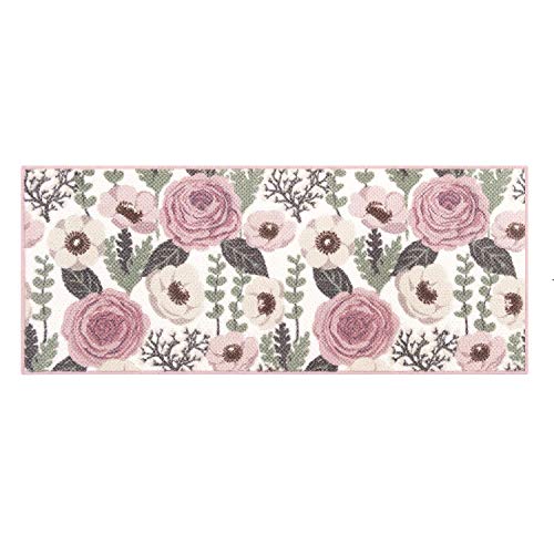 センコー S.D.S プランデフル キッチンマット 約50× 120cm ピンク 花柄 抗菌 防臭 日本製 32742の通販は 8,700円