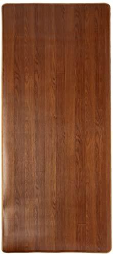 木目調サッと拭けるロングマット80x180チーク 6206の通販は 10,700円