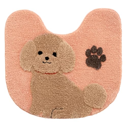 オカ(OKA) ファンディットアニマル トイレマット 55cm×60cm プードル ベージュ(かわいい マット 犬 いぬ ふわふわ)の通販は 5,152円