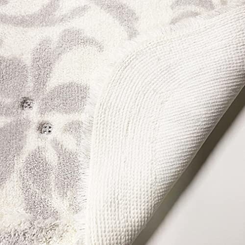 センコー NYNAS グラン ロング トイレマット 約90×70cm アイボリー ラインストーン付き エレガント 35719の通販は