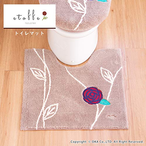 オカ(OKA) エトフトリア トイレマット 約55cm×60cm ベージュ(北欧トイレタリー)の通販は