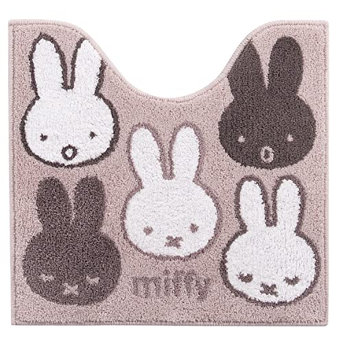 センコー ミッフィー サプライズミッフィー トイレマット 約58×60cm グレー キャラ アニマル miffy 65343の通販は 5,220円