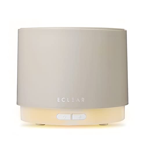 2022年モデルエレコム 加湿器 アロマディフューザー 卓上 エクリアミスト USB給電 抗菌 約100ml 超音波式 連続運転モード:最大8時間 銀系無機抗菌剤 SIAAマーク取得 円柱型 アロマ拡張モード 揺らぎライトモード搭載 グレの通販は 5,610円
