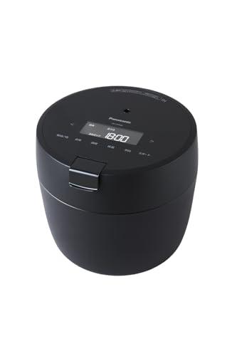 パナソニック 炊飯器 5合 圧力IH 新生活 一人暮らし コンパクトサイズ 自動調理鍋 無水調理/低温調理可能 ふた食洗機対応 ブラック SR-CR10B-Kの通販は