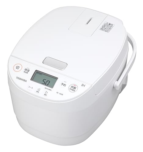 TOSHIBA(東芝) 炊飯器 5.5合 IH rice cooker 保温白米24時間 RC-10HR(W) おかゆ 炊込み 玄米 温泉卵 13,950円