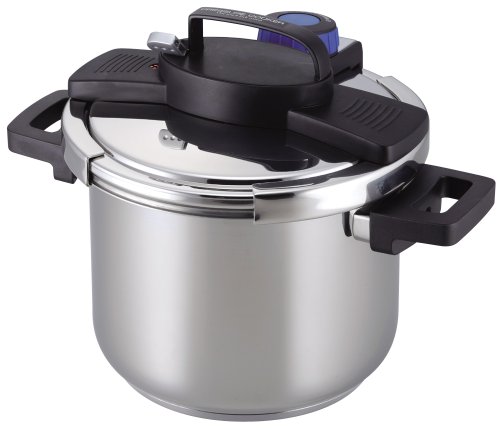 アウトドアにも最適!パール金属 3層底ワンタッチレバー 圧力鍋 5.5L H-5389 その他鍋
