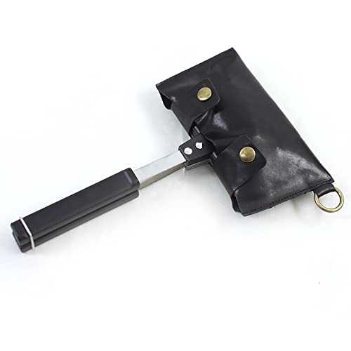 日本製本革ホットサンドメーカー ケース ヌメ革ブラックの通販は