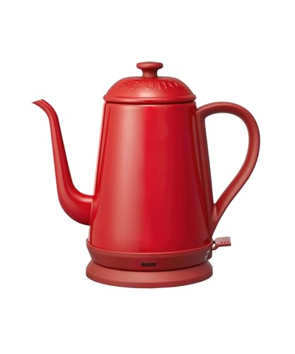 BRUNO ブルーノ ケトル 電気 電気ケトル 最大容量 1.0L 自動電源オフ 空焚き防止 一人暮らし かわいい ステンレスデイリーケトル レッド 赤 BOE072-RDの通販は電気ポット