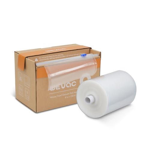 Wevac 真空パック袋 真空パックロール 約20cm×45m 真空ぱっくん 替えロール 真空袋 自由にカット エンボス加工 脱気しやい 密閉性 野菜 お米 お魚 犬のフード 鮮度長持ち 食品保存 安全素材 低温調理 真空パック機 真空シの通販は 6,600円