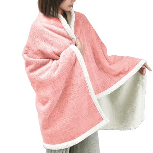 裏起毛 着る毛布 ひざ掛け レディース 4way ブランケット 暖かい 厚手 柔らかい ハーフケット フランネル 防寒対策 オールシーズンの通販は