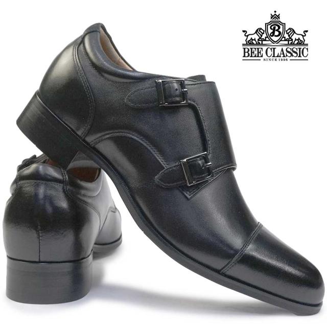 ビークラシック メンズ スタイルアップシューズ CB8503 3E ダブルモンク マドラス madras BEE CLASSICの通販は