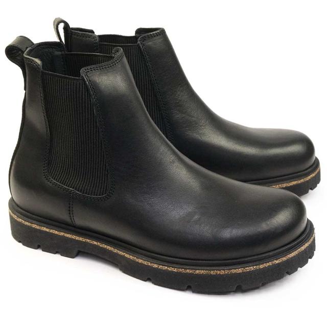ビルケンシュトック　サイドゴアブーツ　黒　39 ナロー BIRKENSTOCK ビルケンシュトック ハイウッド スリップオン