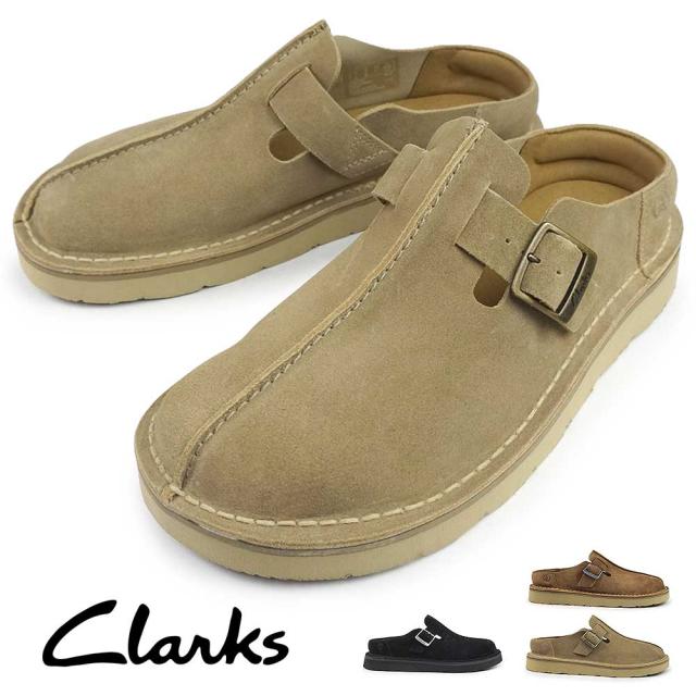 クラークス メンズ サンダル ソルスブリーミュール Clarks Solsbury