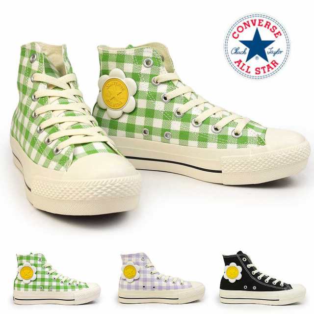 コンバース スニーカー レディース オールスター PLTS FLOWERPATCH HI ハイカット 厚底 CONVERSE ALL STAR PLTS FLOWERPATCH HIの通販は