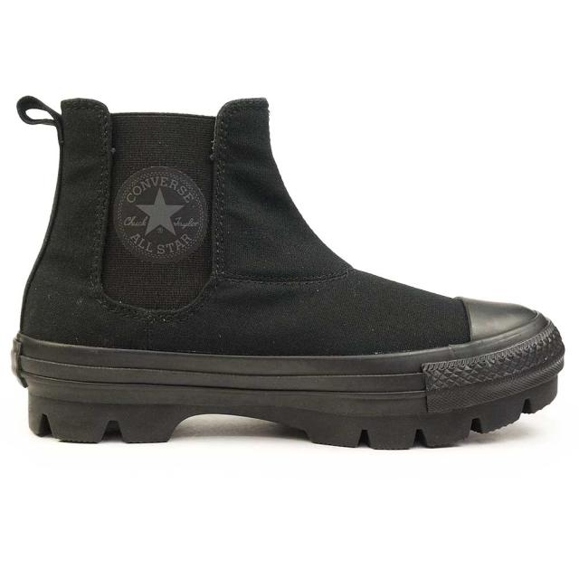 CONVERSE コンバース　24.5 サイドゴア　厚底　チャンク CONVERSE ALL STAR CHUNK WC SIDEGORE HI OFF WHITE/BLACK