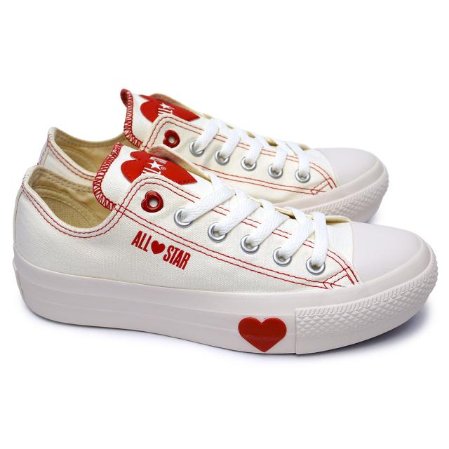 大人気★CONVERSE ALL STAR PLTS MANYHEARTS OX★厚底 ハート 楽天市場】コンバース 厚底 オールスター スニーカー レディース