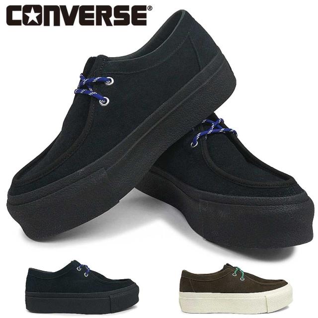 【25秋冬新作】 コンバース スニーカー オールスター リフテッド クレープテープ モカシン OX メンズ 厚底CONVERSE ALL STAR