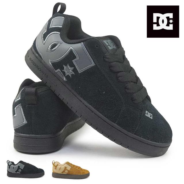 【25秋冬新作】 DC shoes スニーカー COURT GRAFFIK SE DM254019 メンズ ビッグロゴ スエード ディーシーシューズDC SHOES COURT GRAFFIK