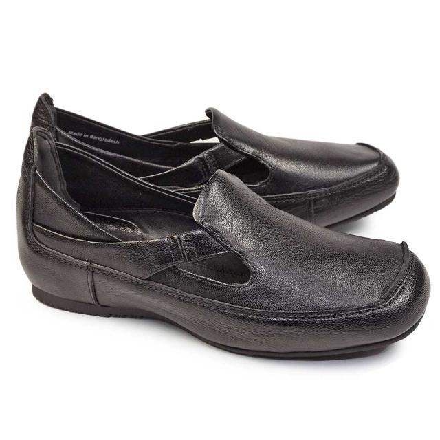 ドナミス コンフォートシューズ 5111AB レザー スリッポン レディース