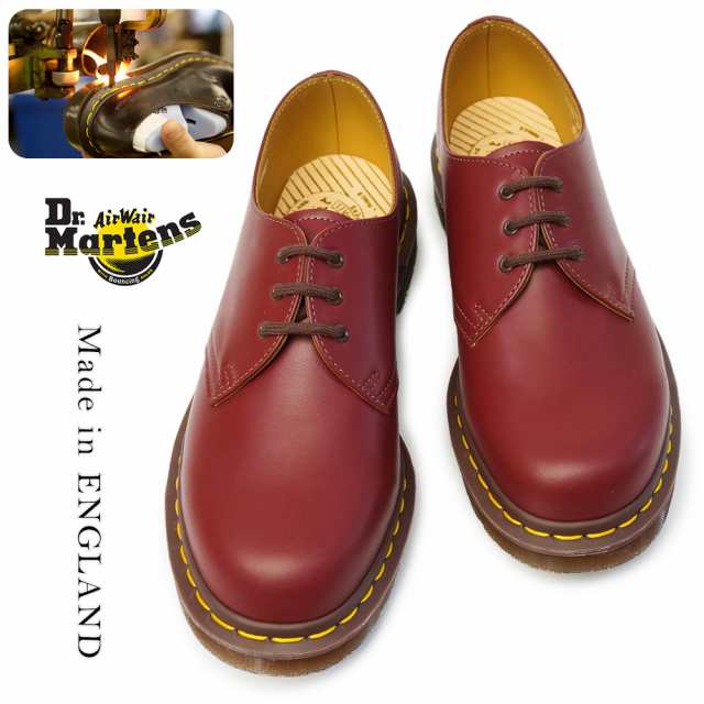 ドクターマーチン 英国製 ヴィンテージ 1461 3ホールシューズ メイドインイングランド 茶芯 正規品 Dr.Martens メンズ レディース  share_fashionの通販はau PAY マーケット - マイスキップ | au PAY マーケット－通販サイト