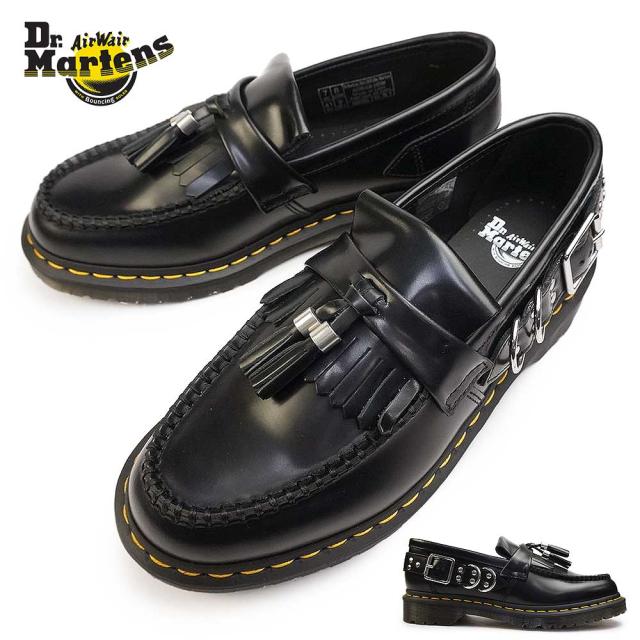 Dr. Martens ADRIAN グレーステッチ タッセルローファー ストリートスタイルにもフォーマルにも合わせられる、それが