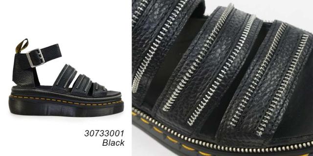ドクターマーチン　サンダル　Dr.Martens CLARISSA Amazon | Dr. Martens レディース Clarissa II クアッドサンダル
