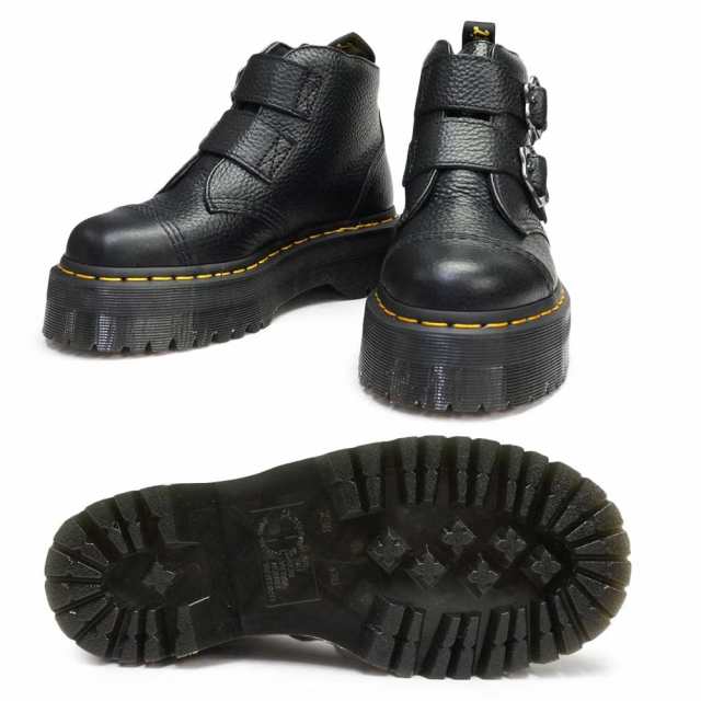 新品 Dr.Martens マーチン ハイカット ベルト 厚底 レザー ブーツ