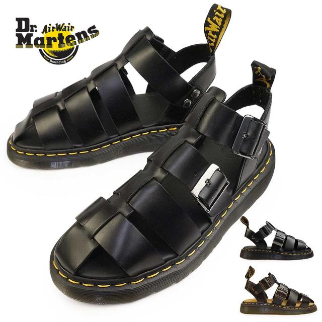 Dr.Martens GARINサンダル メンズ UK8（27cm） ブラック GARIN サンダル