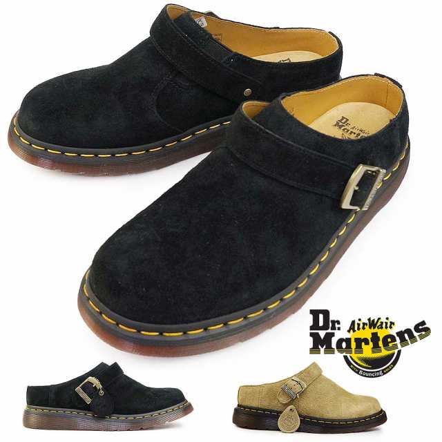 ドクターマーチン サンダル アイシャム スエード ミュール メンズ レディース レザー 本革 2Way Dr.Martens ISHAM share_fashion