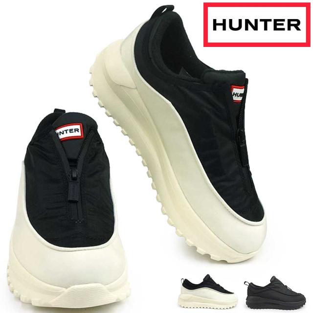 【25秋冬新作】 ハンター レディース メンズ スニーカー 防寒 耐水 トラベル フロー ジップ トレーナー UFF7003NYL HUNTER UNISEX TRAVEL