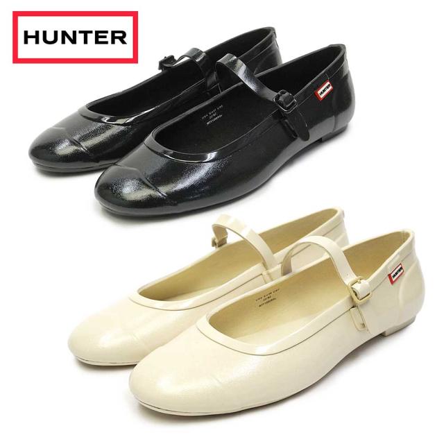 【25秋冬新作】 ハンター レディース ラバーパンプス リファインド メリー ジェーン バックル バレリーナ グロス WFF1202RGL HUNTER 25秋冬新作】 ハンター レディース ラバーパンプス リファインド