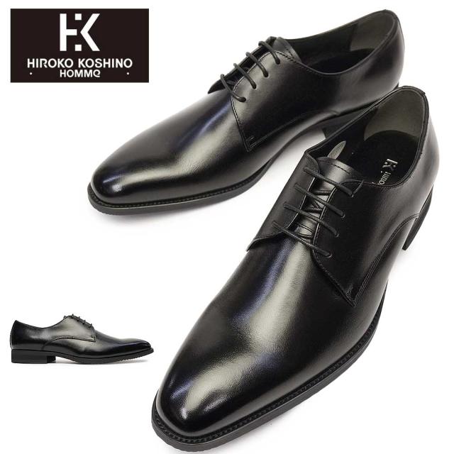 ヒロココシノ オム by マドラス ビジネスシューズ レザー ロングノーズ メンズ 紳士靴 HR5003 プレーントゥー 本革 メンズ 外羽根の通販は 8,470円