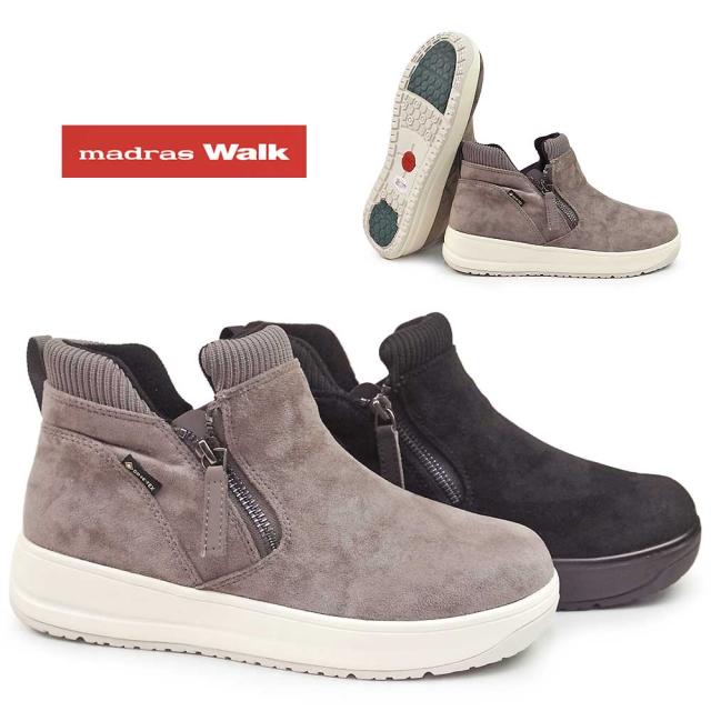 マドラスウォーク レディース ショートブーツ MWL2234 ゴアテックス 防水 透湿 防滑 雪国 madras Walk