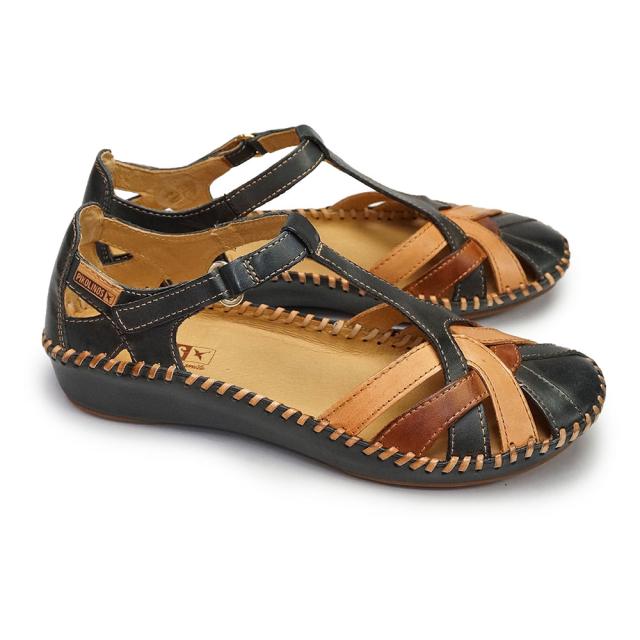 ピコリノス レディース サンダル PK-751（655-0732C5） グルカサンダル ストラップ レザー 編み込み PIKOLINOS P.VALLARTA ピコリノス レディース サンダル PK-751（655-0732C5） グルカサンダル