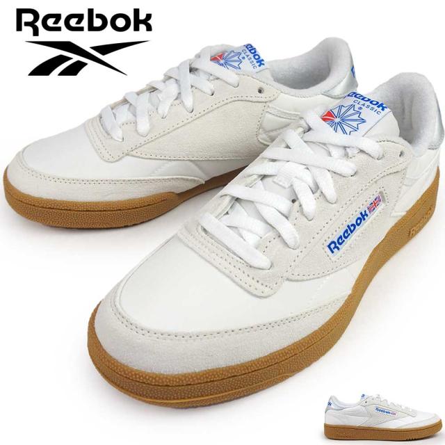 【25秋冬新作】 リーボック スニーカー メンズ レディース シューズ クラブ シー 85 定番 ガムソール テニスReebok Club C 85